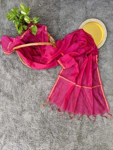 Elegant Rani Pink Dupatta