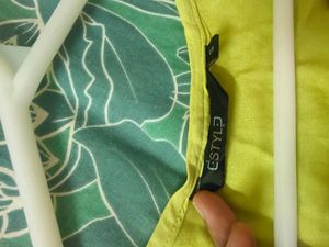 Lime Green A Line Kurta