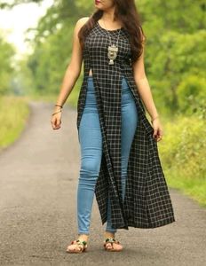 High Waist Blue Jeans