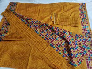 Silk Saree With Blouse Piece