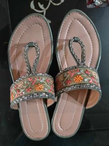 Embroidered Flats & Sandals