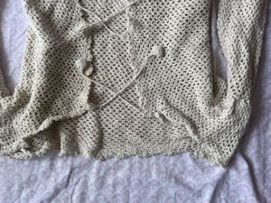 Pinteresty Crochet Lace-Up Top