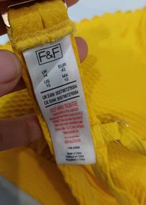 Yellow Textured Bralette