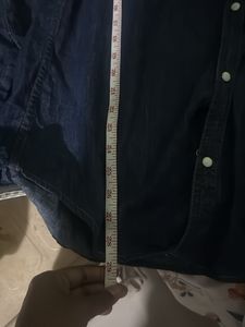 Denim Long Sleeve Shirt For Sale