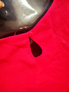 Red Sleeveless Top Two Layer Size Issues