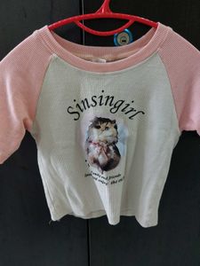 Combo Graphic Crop Top