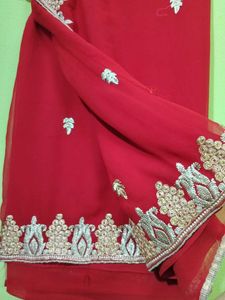 Heavy Border Saree