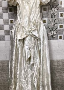 Vintage Cream Formal Dress