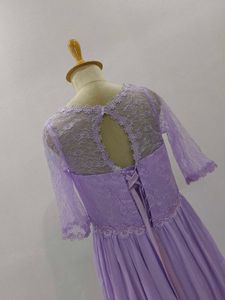 Elegant Lavender Maxi Gown