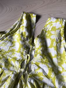 short kurti green floral!