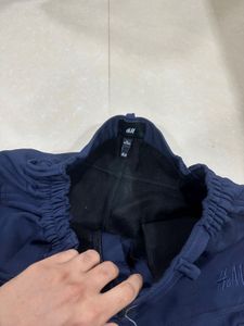 H&amp;m Heavy Navy Blue Cargo Pants