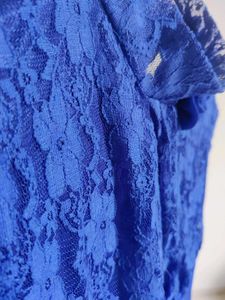 Blue Lace Top
