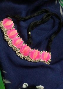 Pink Lotus Design Chokar 🌷Not Used