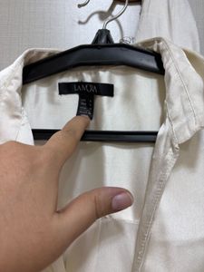 White Satin Top