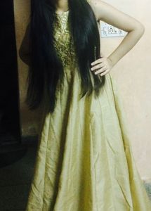 Golden Festive Gown
