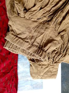 Red Embroidered Kurta Set