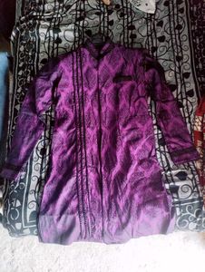 Men&#39;s Ethnic Wear Kurta(Purple)