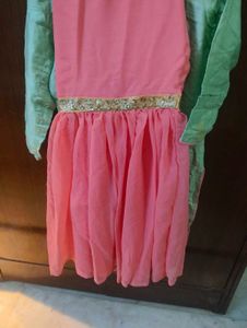 Fararra Suit With Long Kurti