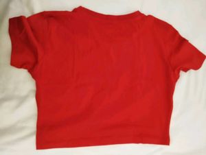 KWABEY Red Crop Top