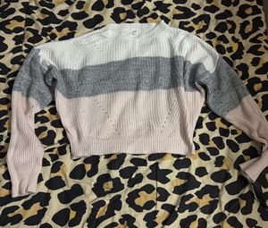 Color Block Knit Sweater