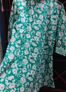 Floral Print Button-Down Top
