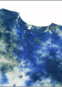 Never Used Maaesa Blue Green Tie Dye KAFTAN Dress
