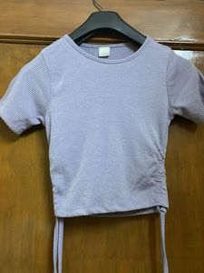 Purple Crop Top