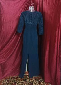 Elegant imported Navy Blue Ethnic Gown