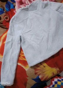 Blue Colour Buttoned Denim Jacket