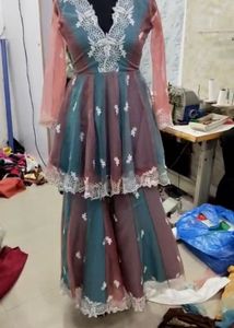 Designer  Embroidered3-Piece Set of Kurti