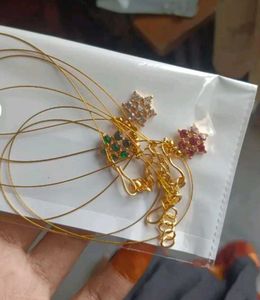 Gold-Plated Floral Necklace