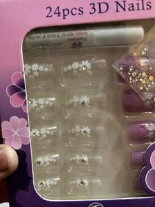 24pcs 3D Nails Set