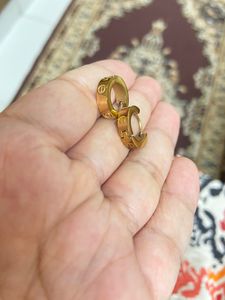 Cartier Anti Tarnish Ring And Earrings