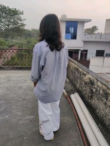 UNIQLO Y2K AESTHETIC TRENDING Striped  Shirt