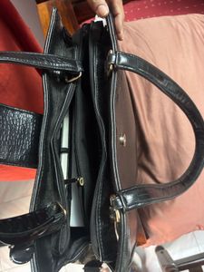 Stylish Black Tote Bag