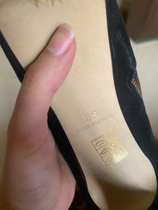 Real Suede Black Ankle Boots