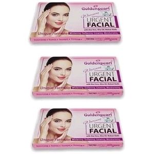1 Pack Golden Pearl Whitening Urgent Facial 1 Times Usable