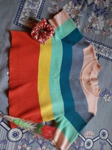 Rainbow Crop.top