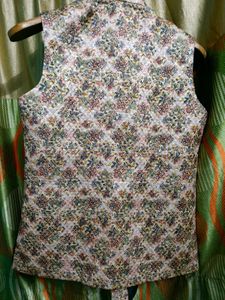 Floral Print Ethnic Jacket