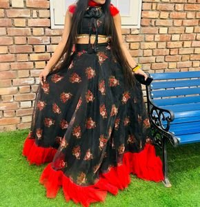 Katrina Expire Lehenga Printed Organza