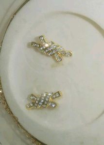 Gold &amp; Rhinestone Jewelry Set