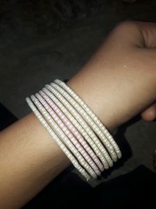 White Colour Beat Bangle Purchase The Product Now