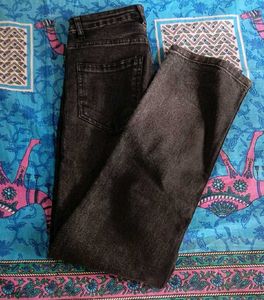 Dark Gray Denim Jeans