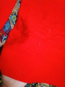 Red Knit Sweater