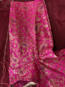 Pink Brocade Blouse