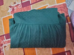 Green Fit And Flare Dress