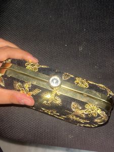 Embroidered Clutch