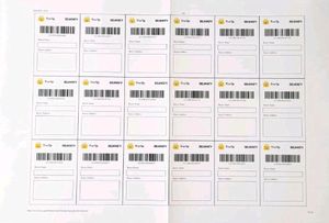 Shipping label pack of 109