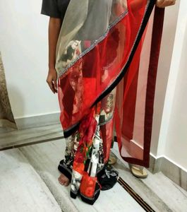 Sattan + Fine Net Saree