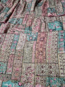Floral Patchwork Print Kurti Set